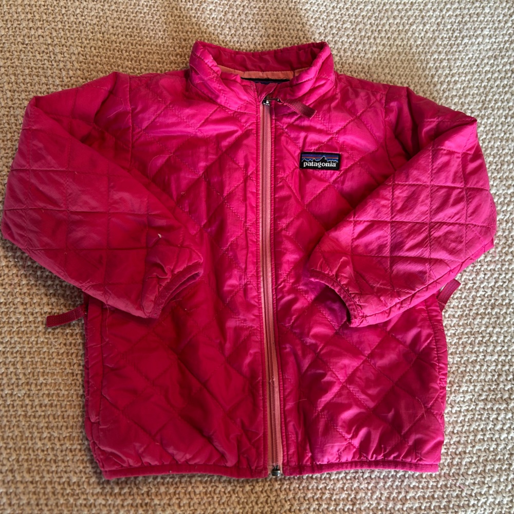 Patagonia Kids Puffer Jacket - hot pink